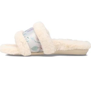 Vionic Cream Floral Women's Slippers